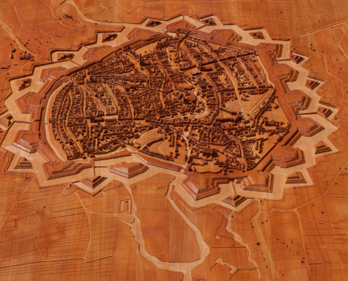 Innenstadt Braunschweig um 1765, Modell 1:3.000